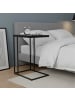 relaxdays Beistelltisch in Schwarz - (B)50 x (H)64 x (T)35 cm
