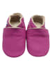 Yihakids Lederschuhe für Baby Kleinkinder, bequeme, rutschfeste Sohlen - lila