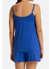 Hanro Pyjama Juliet in Dazzling blue