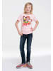 Logoshirt T-Shirt Pippi Langstrumpf & Herr Nilsson in rosa