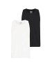 BLEND Rundhalsshirt BHEbil - 2 pack in Weiß