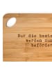 Mr. & Mrs. Panda Servierbrett Nur die besten Väter... mit Spruch in Braun