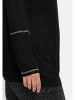 sheego Langarmshirt in schwarz