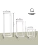 bremermann Blumenhocker 3er-Set ca. 30 x 30 x 90 cm (B/T/H)
