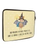 Mr. & Mrs. Panda Notebook Tasche Fledermaus Zauberer mit Spruch in Gelb Pastell