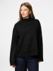 Pieces Pullover mit hohem Kragen in Black