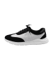 MO Herren Low Top Sneakers in Weiss Mehrfarbig Schwarz