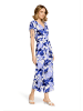 Betty Barclay Jumpsuit mit Eingrifftaschen in Weiß/Blau
