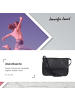 Jennifer Jones Abendtasche, Umhängetasche Kunstleder schwarz ca. 19cm