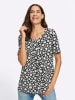 WITT WEIDEN Print-Shirt in schwarz-ecru-bedruckt