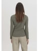 Hessnatur Rib Longshirt Slim in oliv