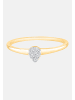 Diamant Exquis Ring aus 375 Gelbgold mit Diamant
