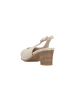 rieker Pumps aus Leder mit Calf-Absatz Beige