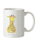 Mr. & Mrs. Panda Kaffeetasse Giraffe Blumenkranz ohne Spruch in Weiß
