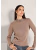 MADELEINE Eleganter Wollpullover mit Stehkragen in mauve