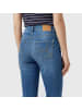 MAC HOSEN Laura Flared Fit Jeans aus Stretch-Denim in Mid Blue Use Washed