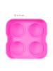 relaxdays 2 x Eiswürfelform in Pink