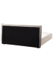 Beliani Doppelbett LESTRE in Beige/Schwarz - (W) 201 x (H) 95 x (L) 221 cm
