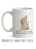 Mr. & Mrs. Panda Camping Tasse Hund Liebe mit Spruch in Weiß
