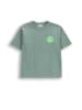 Coccodrillo Baumwoll-T-Shirt mit kurzen Ärmeln in grün