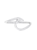 Elli Ring 925 Sterling Silber Wellen in Silber