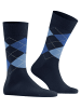 Burlington Edinburgh Socke in Marine