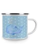 Mr. & Mrs. Panda Tasse Wal Konfetti ohne Spruch in Blau Pastell
