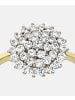 Diamant L'éternel Verlobungsring aus 375 Gelbgold mit Zirkonia