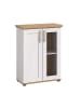 ebuy24 Vitrinenschrank Verona Weiß 64 x 37 cm