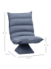 HOMCOM Bodenstuhl in Grau 62L x 70B x 95H cm
