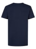 Petrol Industries T-Shirt mit Aufdruck Driftwave in Blau