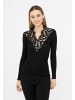 TOOCHE Poncho & Cape "Velvet Temptation" in Schwarz