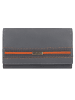 mano Don Leonardo Geldbörse RFID Leder 16 cm grau