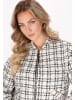 faina Women Jacket in white black