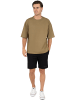 Reichstadt Herren Oversized T-Shirt in Khaki
