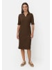 Camel Active Kleid aus Baumwollgemisch in Braun