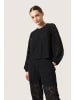 Soaked in Luxury Langarm-Bluse SLHenni Gerade Passform in Black
