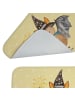 Mr. & Mrs. Panda Badeteppich Fledermaus Zauberer ohne Spruch in Gelb Pastell