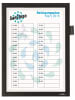 Durable Magnetschildrahmen Duraframe Note A4 selbstklebend schwarz