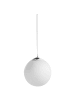 Beliani Pendelleuchten BOSLEY in Weiß - (W) 28 x (H) 82 x (L) 28 cm