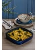 Mason Cash MASON CASH | Auflaufform, quadr., RUSTIC CHARM, blau, 1,8 L