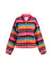 myMo Damen Bomberjacke in Mehrfarbig Neon Pink