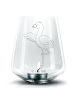 Mr. & Mrs. Panda Kerzenhalter Flamingo Yoga ohne Spruch in Transparent