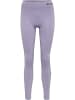 Hummel Hummel Leggings Hmlci Yoga Damen Dehnbarem Schnelltrocknend Nahtlosen in LAVENDER MELANGE