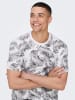 Only&Sons Tropisch Print T-Shirt Kurzarm Shirt aus Baumwolle ONSPERRY in Weiß