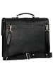 Leonhard Heyden Bergamo Aktentasche Leder 40 cm Laptopfach schwarz