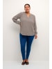 KAFFE curve Langarm-Bluse KCkennie in Java Vintage/Letter Print