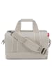 Reisenthel travelling allrounder M - Reisetasche 40 cm (smiley grey) in herringbone sand