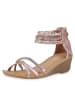 VAN HILL Keilsandaletten Ann in Rose Gold