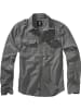 Brandit Hemd "Vintage Shirt Long Sleeve" in Grau